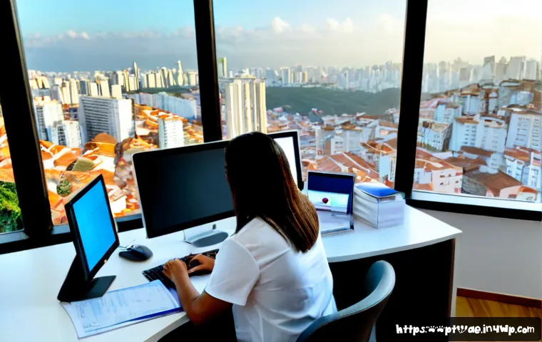 Home 17 작업 자동화를 위한 데이터 거버넌스 - Photorealistic modern operations office in São Paulo, diverse Brazilian professionals collaborating ...